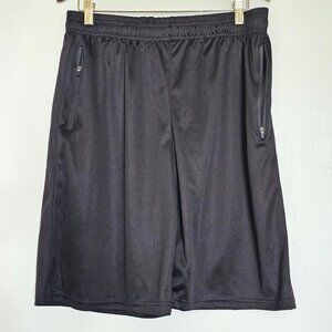 Ultra Performance Athletic Drawstring 10" Shorts L Black